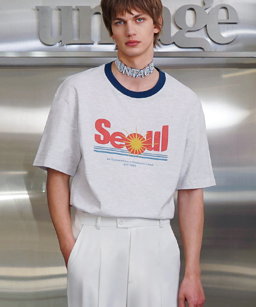 UNTAGE(アンテージ)の「ソウルプリントリンガーティーシャツ(ユニセックス)_UTT-ST11(Tシャツ/カットソー・メンズ・その他・MEDIUM/LARGE)」の1枚目の写真