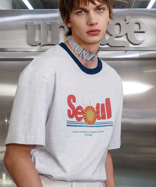 UNTAGE(アンテージ)の「ソウルプリントリンガーティーシャツ(ユニセックス)_UTT-ST11(Tシャツ/カットソー・メンズ・その他・MEDIUM/LARGE)」の2枚目の写真