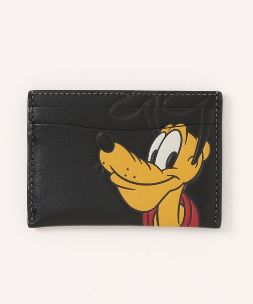 Disney（ディズニー）の「【DISNEY X COACH】エッセンシャル カード ケース / プルート（カードケース・レディース・ブラック系その他・ONE）」の3枚目の写真
