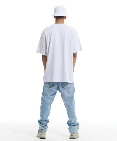 CREAM SODA LAB(クリームソーダラボ)の「ラン&ガン 半袖Tシャツ ライトグレー ブラック(Tシャツ/カットソー・メンズ・その他・LARGE/MEDIUM/X-LARGE/XX-LARGE)」の4枚目の写真