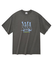 アンノウン 半袖Tシャツ グレー