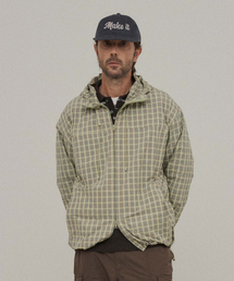 WMC（ダブリューエムシー）の「チェックウィンドブレーカー_BEIGE（ナイロンジャケット）」