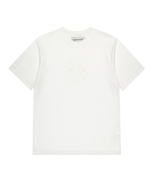 MIXED FABRIC LINE T-SHIRT (WHITE)