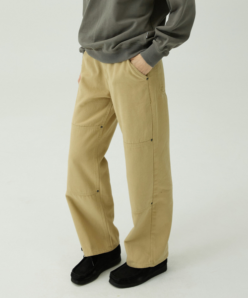 MAGOODGAN(メックウッドガン)の「パブン4415 ピーチキャンバスワイドフィットカーキコットンパンツ(その他パンツ・レディース・その他・SMALL/MEDIUM/LARGE/X-LARGE)」の7枚目の写真