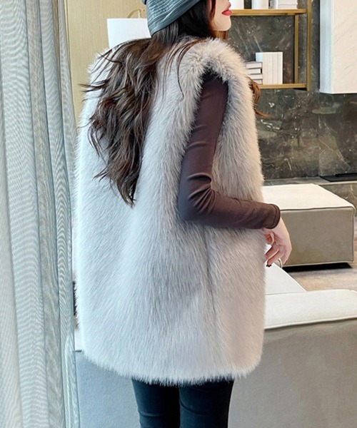 フェイクファーベスト（ベスト）｜ONEP STAR（ワンピスター）の