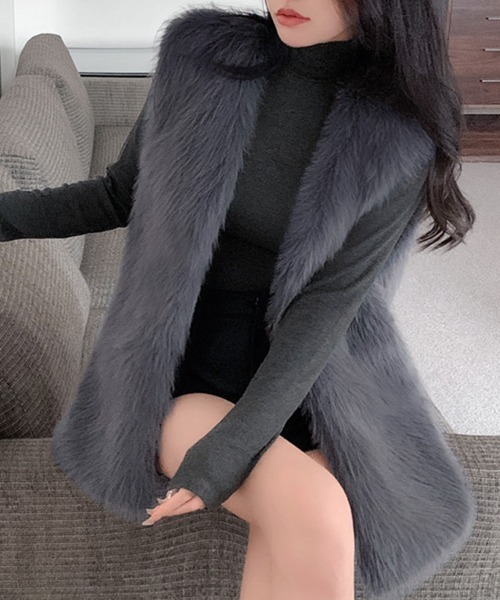 フェイクファーベスト（ベスト）｜ONEP STAR（ワンピスター）の