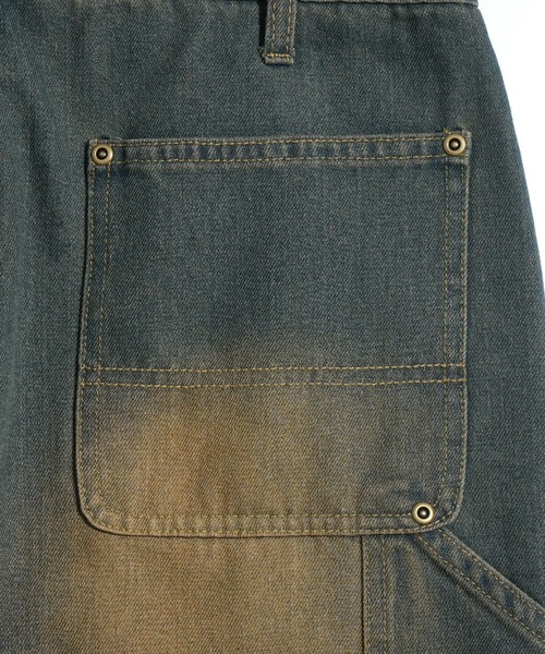 Starting Over（スターティングオーバー）の「DOUBLE KNEE WIDE DENIM PAINTER PANTS/ダブルニー ワイドデニム ペインターパンツ（デニムパンツ・メンズ・ブラック/ネイビー・L/M）」の15枚目の写真