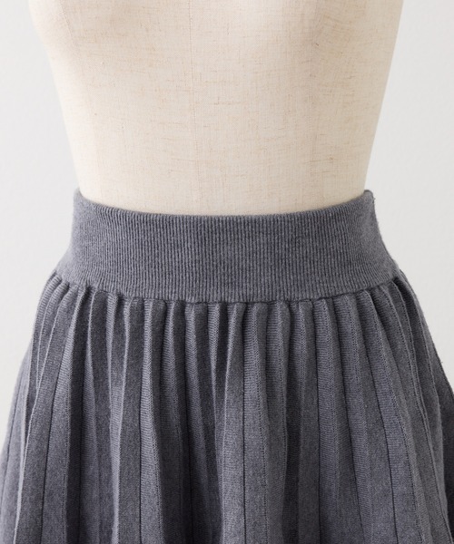 one after another NICE CLAUP（ワンアフターアナザーナイスクラップ）の「レース襟配色ニットセットアップ（セットアップ・レディース・アイボリー/ブラック/杢グレー・FREE）」の9枚目の写真