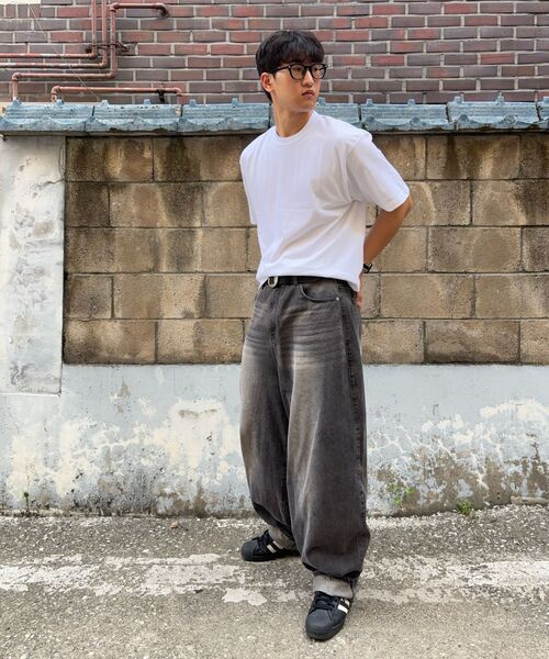 C WEAR BY THE GENIUS(シーウェアバイザジーニアス)の「ヘビーウェイト メンズ クロップTシャツ ホワイト(Tシャツ/カットソー・メンズ・その他・SMALL/MEDIUM/LARGE/X-LARGE/XX-LARGE)」の7枚目の写真
