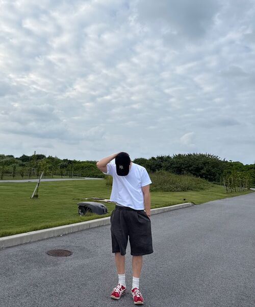 C WEAR BY THE GENIUS(シーウェアバイザジーニアス)の「ヘビーウェイト メンズ クロップTシャツ ホワイト(Tシャツ/カットソー・メンズ・その他・SMALL/MEDIUM/LARGE/X-LARGE/XX-LARGE)」の8枚目の写真