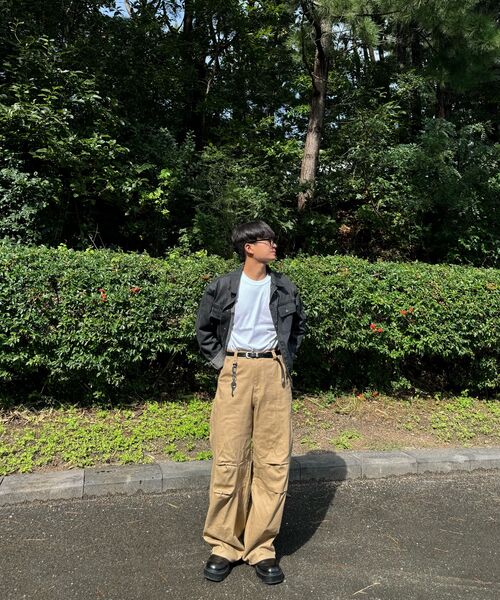 C WEAR BY THE GENIUS(シーウェアバイザジーニアス)の「ヘビーウェイト メンズ クロップTシャツ ホワイト(Tシャツ/カットソー・メンズ・その他・SMALL/MEDIUM/LARGE/X-LARGE/XX-LARGE)」の13枚目の写真