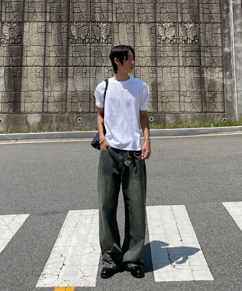 C WEAR BY THE GENIUS(シーウェアバイザジーニアス)の「ヘビーウェイト メンズ クロップTシャツ ホワイト(Tシャツ/カットソー・メンズ・その他・SMALL/MEDIUM/LARGE/X-LARGE/XX-LARGE)」の18枚目の写真