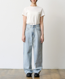 DENMADE（デンメイド）の「[WOMEN] DEN0381 Bleach Blue Extra Wide Jeans（デニムパンツ）」