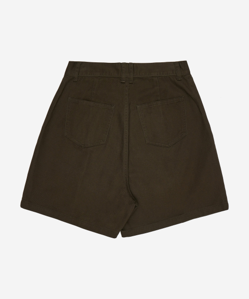 FIELDERS(フィールダーズ)の「WIDE TWO-TUCK HALF-PANTS KHAKI(その他パンツ・レディース・その他・SMALL/MEDIUM)」の3枚目の写真