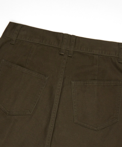 FIELDERS(フィールダーズ)の「WIDE TWO-TUCK HALF-PANTS KHAKI(その他パンツ・レディース・その他・SMALL/MEDIUM)」の5枚目の写真