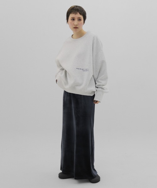 lit(リット)の「Velor Long Tight Skirt(スカート・レディース・ブラウン系その他/ブラック/ブルー・FREE)」の3枚目の写真