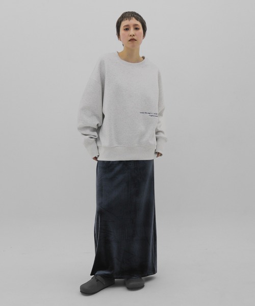 lit(リット)の「Velor Long Tight Skirt(スカート・レディース・ブラウン系その他/ブラック/ブルー・FREE)」の16枚目の写真