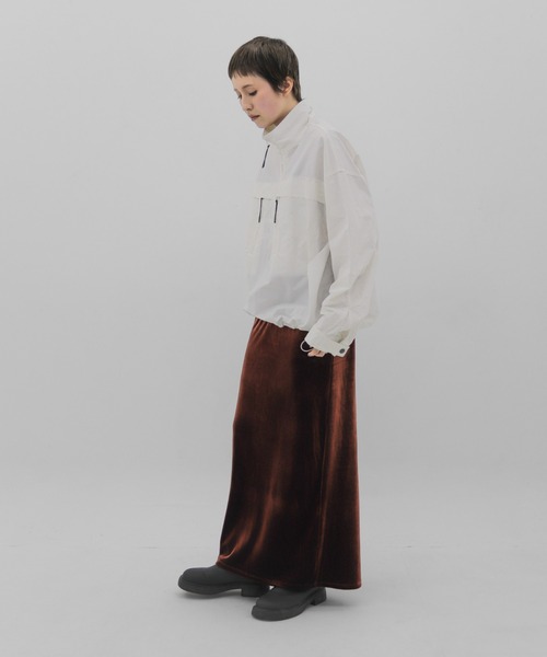 lit(リット)の「Velor Long Tight Skirt(スカート・レディース・ブラウン系その他/ブラック/ブルー・FREE)」の22枚目の写真