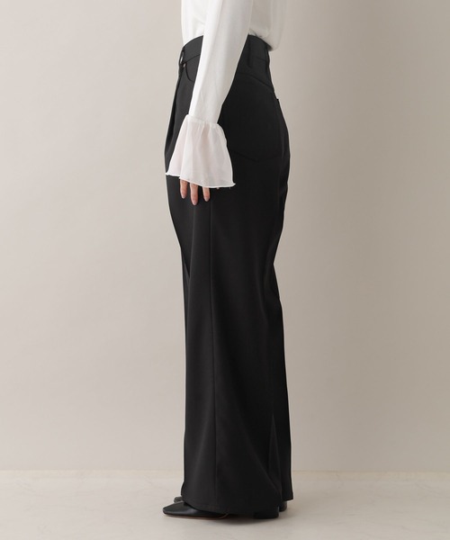 Wrangler（ラングラー）の「＜Wrangler＞別注タックストレートパンツ（デニムパンツ・レディース・ネイビー/ブラック・LARGE/MEDIUM）」の14枚目の写真