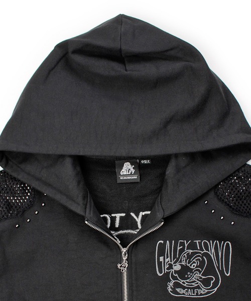 GALFY（ガルフィー）の「GALFY-チラリズムパーカー（パーカー・メンズ・カーキ/ブラック/チャコール・XL/L）」の21枚目の写真
