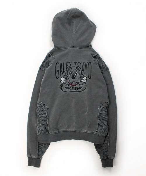 GALFY（ガルフィー）の「GALFY-チラリズムパーカー（パーカー・メンズ・カーキ/ブラック/チャコール・XL/L）」の18枚目の写真