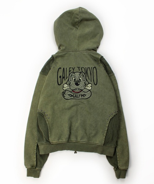 GALFY（ガルフィー）の「GALFY-チラリズムパーカー（パーカー・メンズ・カーキ/ブラック/チャコール・XL/L）」の20枚目の写真