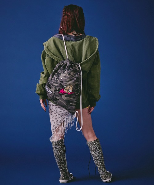 GALFY（ガルフィー）の「GALFY-チラリズムパーカー（パーカー・メンズ・カーキ/ブラック/チャコール・XL/L）」の15枚目の写真
