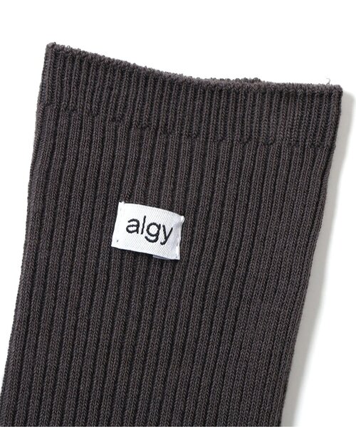 algy（アルジー）の「algyネームハイソックス（ソックス/靴下・キッズ・チャコール/ブラック・24/21）」の9枚目の写真