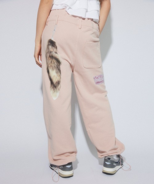 Candy Stripper（キャンディストリッパー）の「DAMAGE PRINT SWEAT パンツ（スウェットパンツ・レディース・ブラック/ピンク/グレー・FREE）」の20枚目の写真