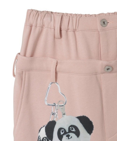 Candy Stripper（キャンディストリッパー）の「DAMAGE PRINT SWEAT パンツ（スウェットパンツ・レディース・ブラック/ピンク/グレー・FREE）」の12枚目の写真