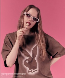 PLAYBOY | PLAYBOY × X-girl FADED S/S TEE(Tシャツ/カットソー)