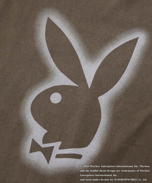 PLAYBOY（プレイボーイ）の「PLAYBOY × X-girl FADED S/S TEE（Tシャツ/カットソー・レディース・ブラック/ブラウン・S/M）」の11枚目の写真