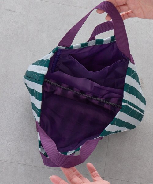CIAOPANIC TYPY（チャオパニックティピー）の「【KIDS】【新生活・入学準備】洗えるストライプ柄レッスンBAG(ユニセックス)（トートバッグ・キッズ・カーキ/サックスブルー/ピンク・ONE SIZE）」の19枚目の写真