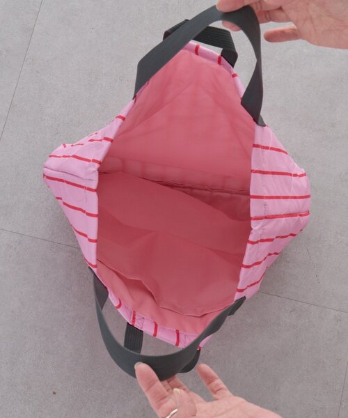 CIAOPANIC TYPY（チャオパニックティピー）の「【KIDS】【新生活・入学準備】洗えるストライプ柄レッスンBAG(ユニセックス)（トートバッグ・キッズ・カーキ/サックスブルー/ピンク・ONE SIZE）」の17枚目の写真