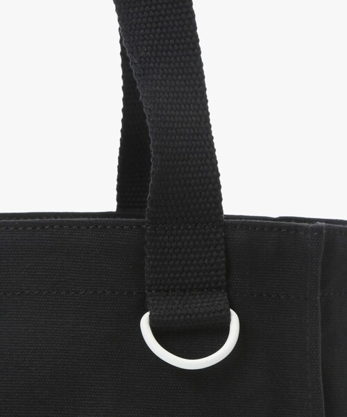 To b. by agnes b.(トゥービーバイアニエスベー)の「コットン ロゴ ミニ トートバッグ(トートバッグ・レディース・ブラック・FREE)」の5枚目の写真