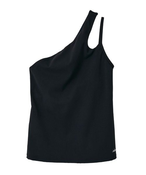 Julier Yoga and Relax（ジュリエヨガアンドリラックス）の「Julier YOGA FITアシメミドルトップス（その他トップス・レディース・ブラック/グレー/ブルー/ホワイト・1/0）」の7枚目の写真