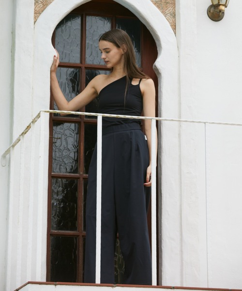 Julier Yoga and Relax（ジュリエヨガアンドリラックス）の「Julier YOGA FITアシメミドルトップス（その他トップス・レディース・ブラック/グレー/ブルー/ホワイト・1/0）」の12枚目の写真