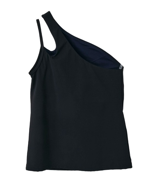 Julier Yoga and Relax（ジュリエヨガアンドリラックス）の「Julier YOGA FITアシメミドルトップス（その他トップス・レディース・ブラック/グレー/ブルー/ホワイト・1/0）」の13枚目の写真