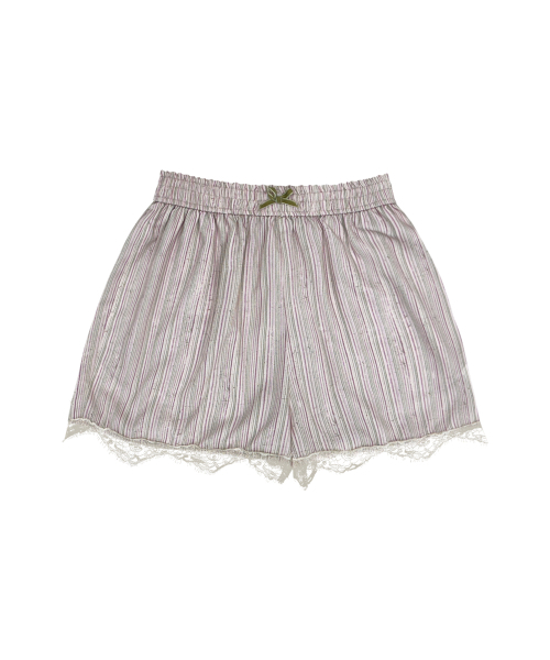 lace boxer shorts-pink