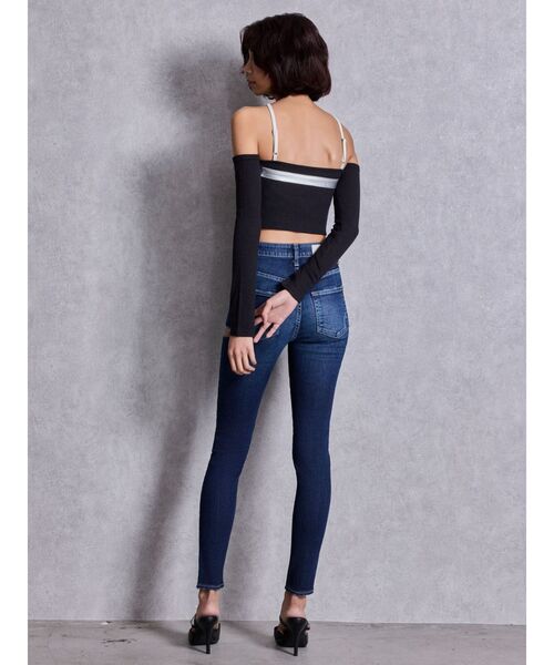 GYDA（ジェイダ）の「GDビジューMOLDチェーンストラップポインテッドミュール（パンプス・レディース・ブラック/オフホワイト・SMALL/LARGE/MEDIUM）」の9枚目の写真