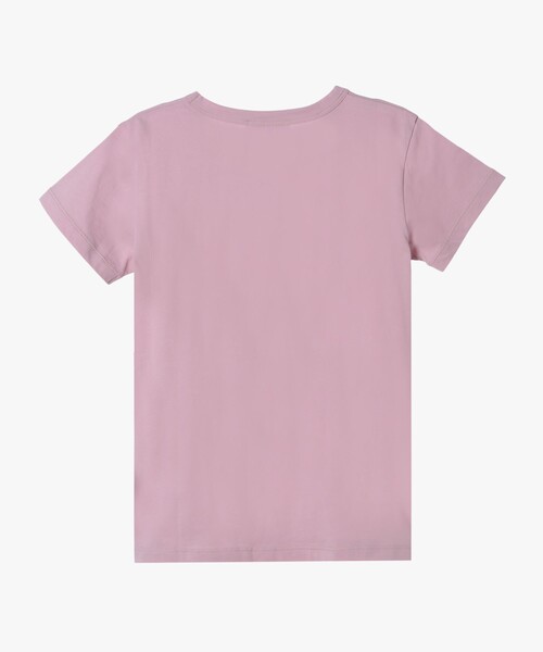 agnes b.(アニエスベー)の「キッズ ロゴ ハート プリント コットン 半袖 Tシャツ "Pirate"(Tシャツ/カットソー・キッズ・ピンク・4YEAR/6YEAR/8YEAR/12YEAR/10YEAR)」の2枚目の写真