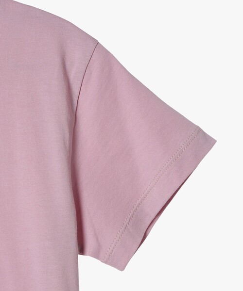 agnes b.(アニエスベー)の「キッズ ロゴ ハート プリント コットン 半袖 Tシャツ "Pirate"(Tシャツ/カットソー・キッズ・ピンク・4YEAR/6YEAR/8YEAR/12YEAR/10YEAR)」の4枚目の写真