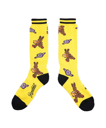 BSRABBIT（ビエスラビット）の「ベアラビット スノーボードソックス イエロー（ソックス/靴下）」