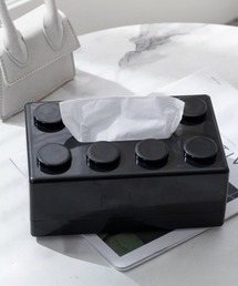 Ein（アイン）の「Ein/ブロック型 カラー ティッシュケース（インテリア雑貨）」