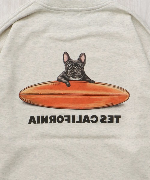 The Endless Summer（エンドレスサマー）の「【WEB / FLAG SHOP限定】4COLOR BUHI 裾ドローコード BIG SWEAT /オーバーサイズ・ビッグシルエット・クルーネック（スウェット・メンズ・ネイビー/ブラウン/ホワイト/ブラック・FREE/LARGE/MEDIUM）」の5枚目の写真