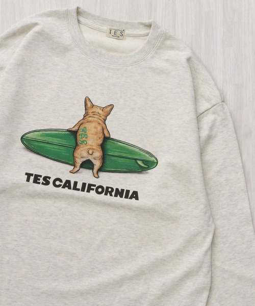 The Endless Summer（エンドレスサマー）の「【WEB / FLAG SHOP限定】4COLOR BUHI 裾ドローコード BIG SWEAT /オーバーサイズ・ビッグシルエット・クルーネック（スウェット・メンズ・ネイビー/ブラウン/ホワイト/ブラック・FREE/LARGE/MEDIUM）」の13枚目の写真