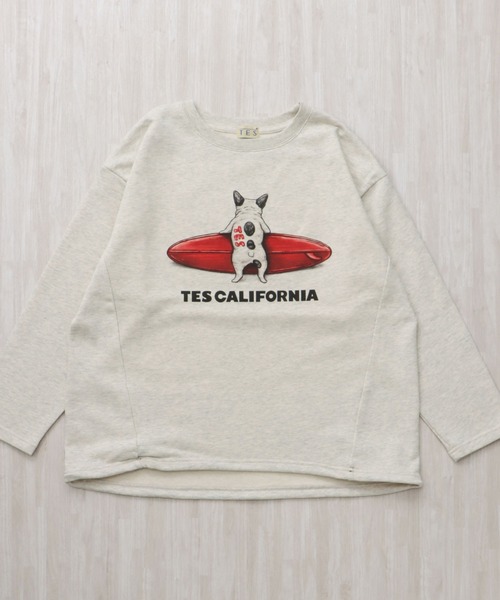 The Endless Summer（エンドレスサマー）の「【WEB / FLAG SHOP限定】4COLOR BUHI 裾ドローコード BIG SWEAT /オーバーサイズ・ビッグシルエット・クルーネック（スウェット・メンズ・ネイビー/ブラウン/ホワイト/ブラック・FREE/LARGE/MEDIUM）」の18枚目の写真