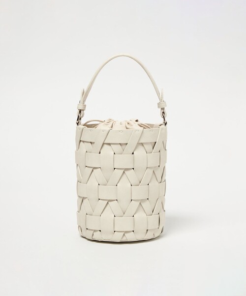 UNITED ARROWS（ユナイテッドアローズ）の「パネル メッシュ バケットバッグ（ショルダーバッグ・レディース・ブラック/オフホワイト・FREE）」の10枚目の写真