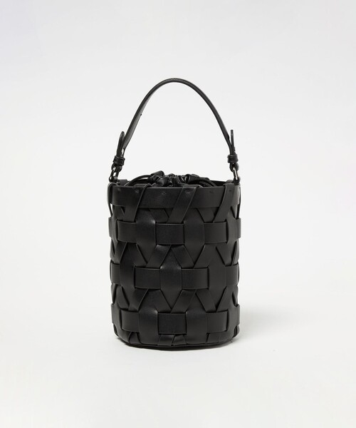 UNITED ARROWS（ユナイテッドアローズ）の「パネル メッシュ バケットバッグ（ショルダーバッグ・レディース・ブラック/オフホワイト・FREE）」の13枚目の写真