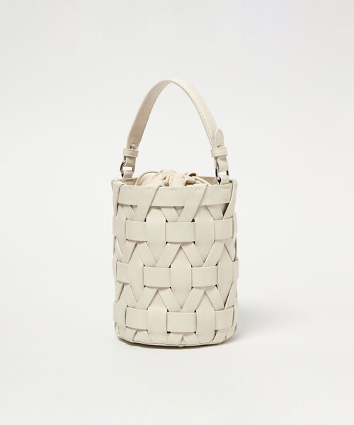 UNITED ARROWS（ユナイテッドアローズ）の「パネル メッシュ バケットバッグ（ショルダーバッグ・レディース・ブラック/オフホワイト・FREE）」の20枚目の写真